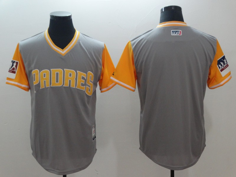 2018 Men San Diego Padres Blank grey New Rush Limited MLB Jerseys